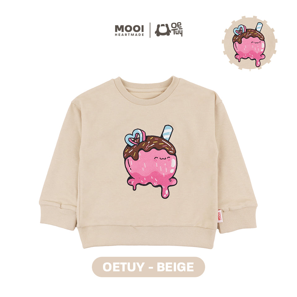 Mooi Artventure x Illustrator Sweater Bordir Basic Anak