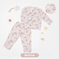 Mooi x Big Bear & Bird Piyama Panjang Anak Baju Tidur Anak Long Pajamas Kids