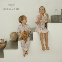 Mooi x Big Bear & Bird Piyama Anak Baju Tidur Anak Short Pajamas Kids