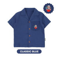 Mooi x Nussa Kemeja Anak Laki-Laki Nussa Pocket Shirt