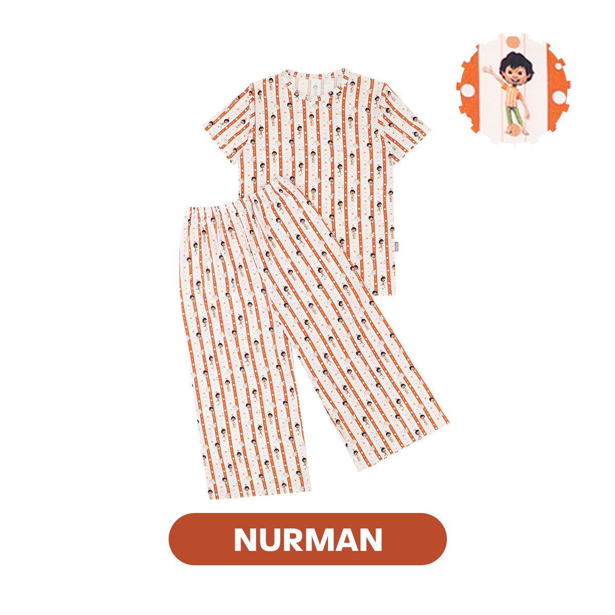Mooi x Jumbo Piyama Dewasa Setelan Tencel Long Pajamas Adult