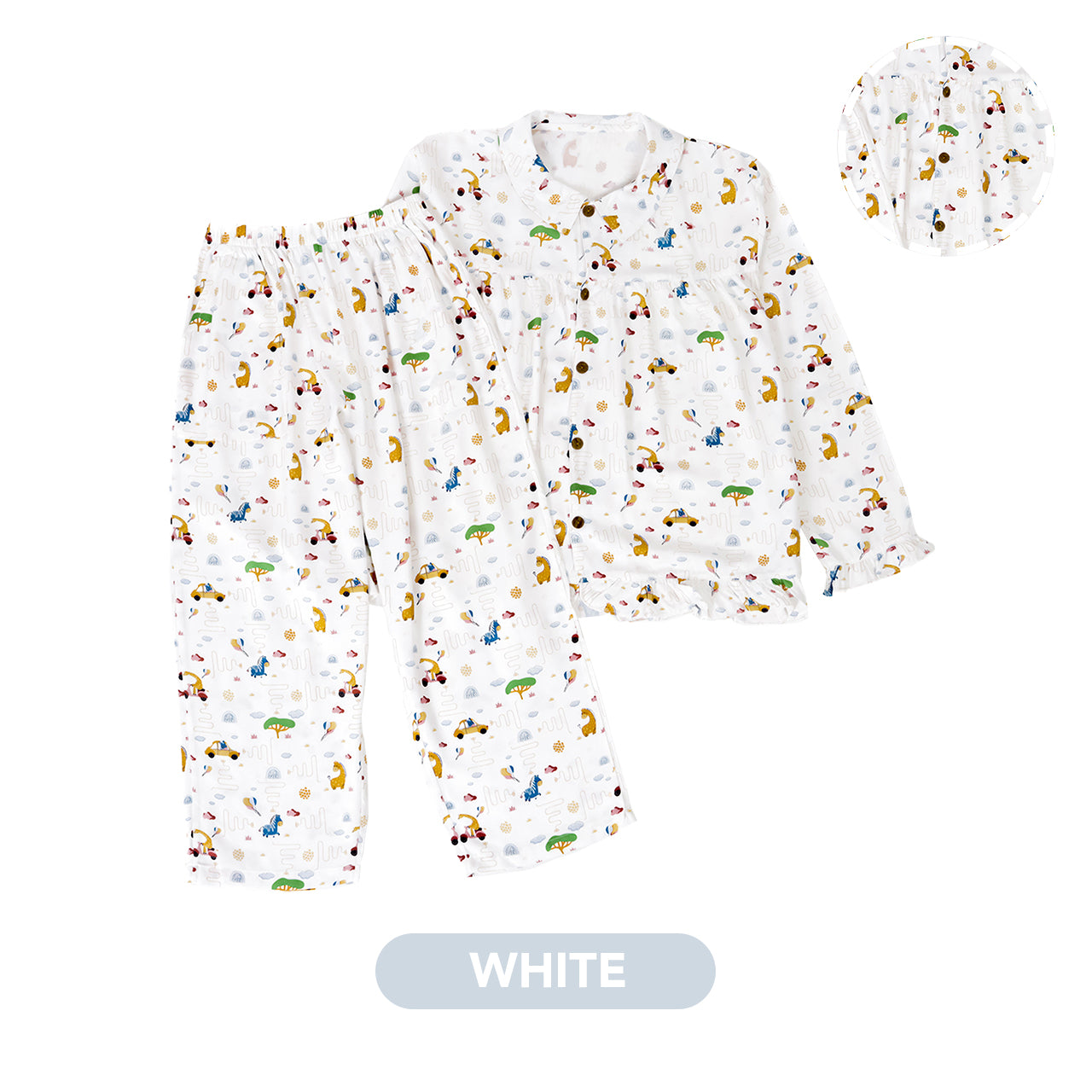 Mooi Piyama Dewasa Setelan Alora Long Pajamas Adult