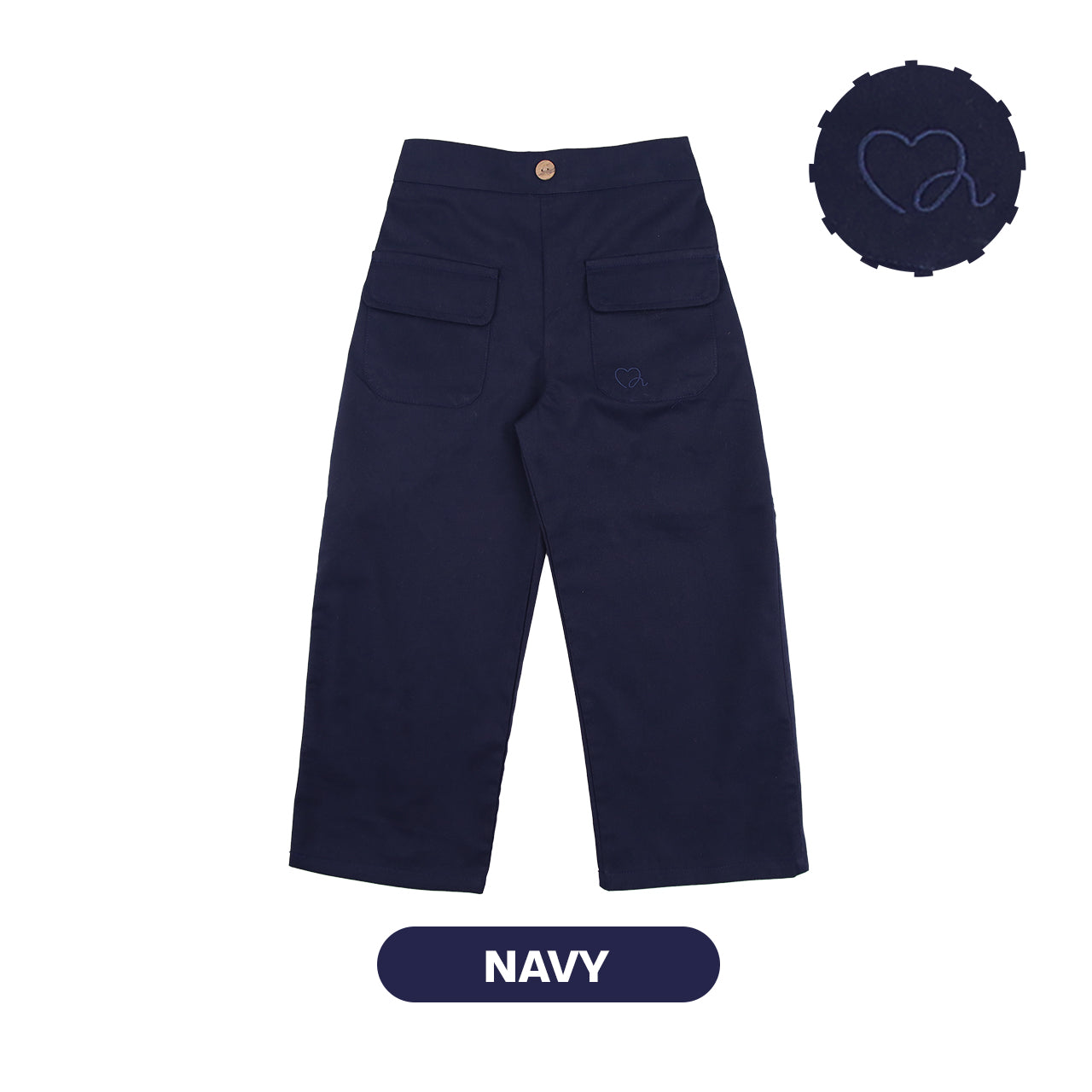 Mooi Celana Panjang Anak Perempuan Classic Girl Pocket Pants