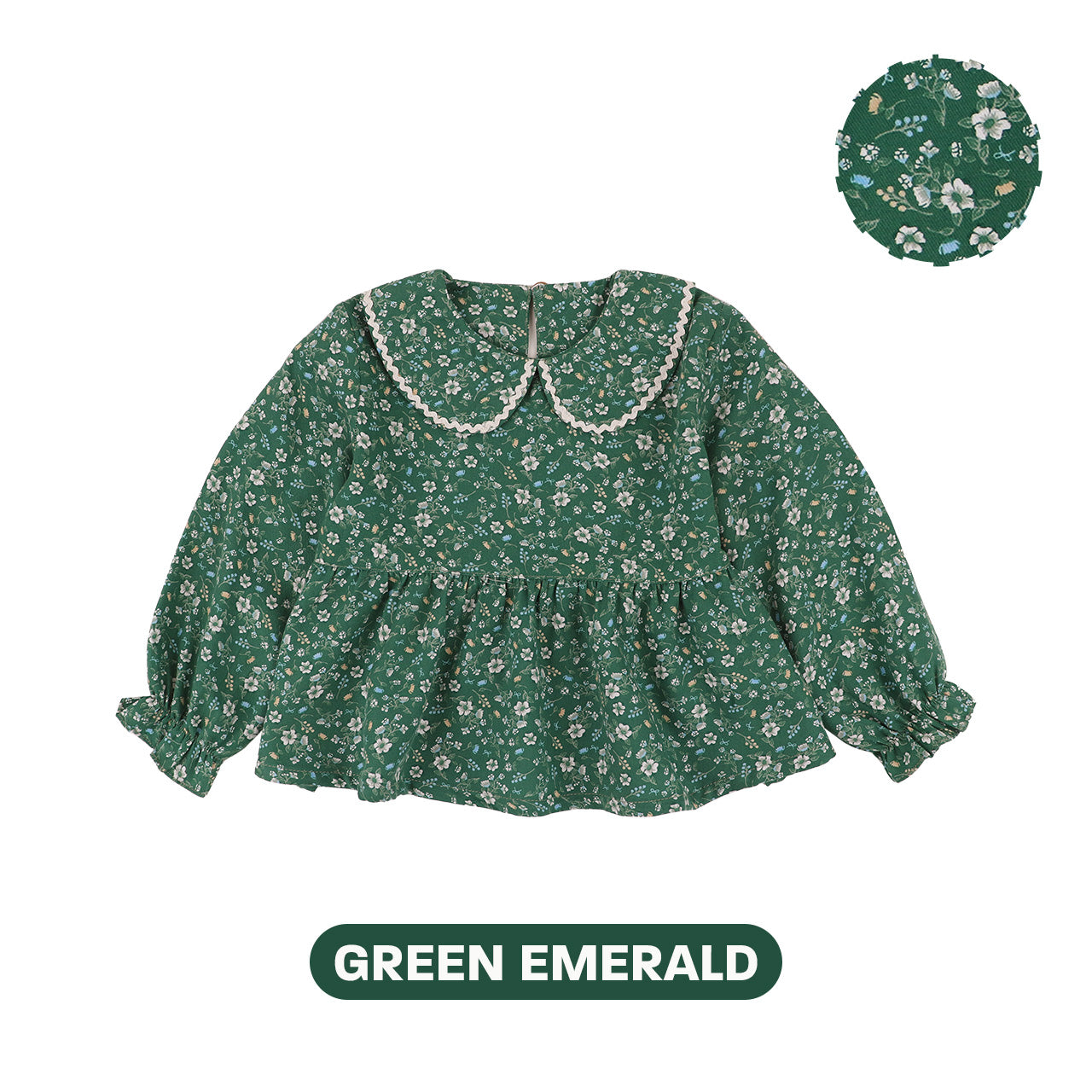 Mooi Atasan Anak Perempuan Christmas Collection Nancy Top