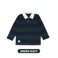 Mooi Kemeja Anak Laki-laki Christmas Collection Jerome Striped Polo Shirt