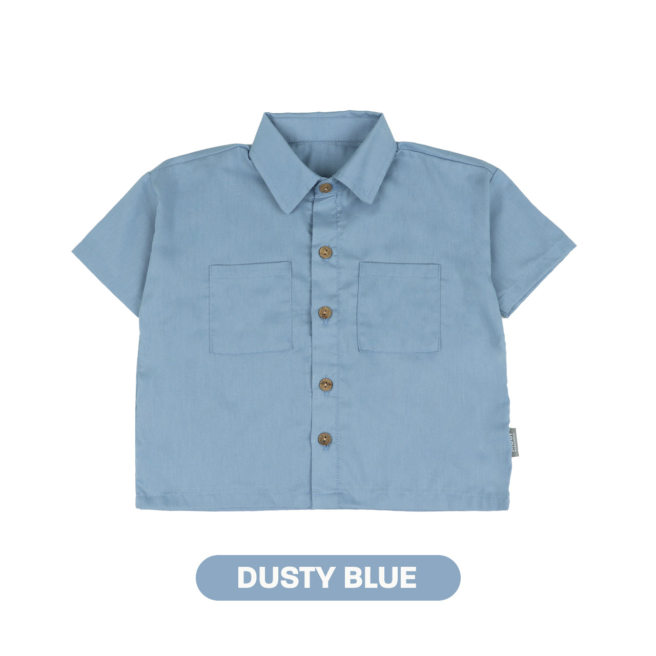 Mooi Kemeja Anak Laki-laki Akio Boxy Shirt Pocket