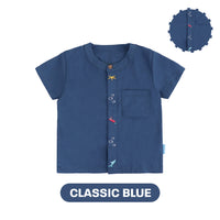 Mooi X Dinda Puspitasari Kemeja Anak Laki-laki Rue Pocket Shirt