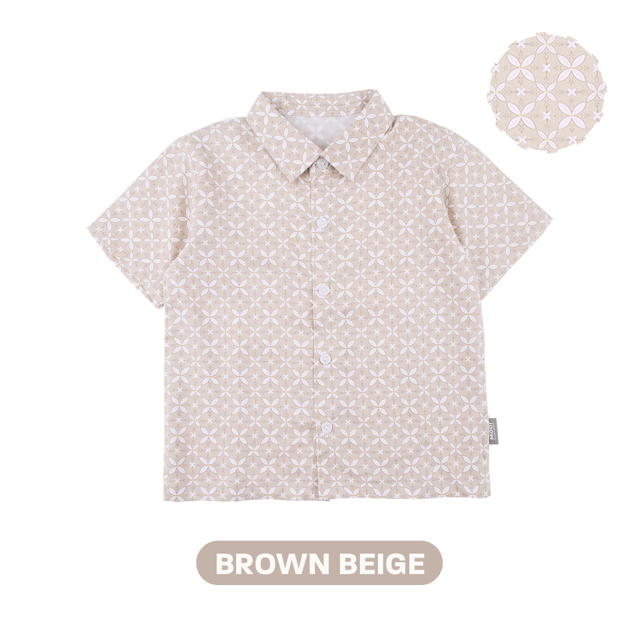 Mooi Atasan Batik Kemeja Anak Laki-Laki Mahagra Batik Shirt