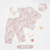 Mooi x Big Bear & Bird Piyama Anak Baju Tidur Anak Short Pajamas Kids