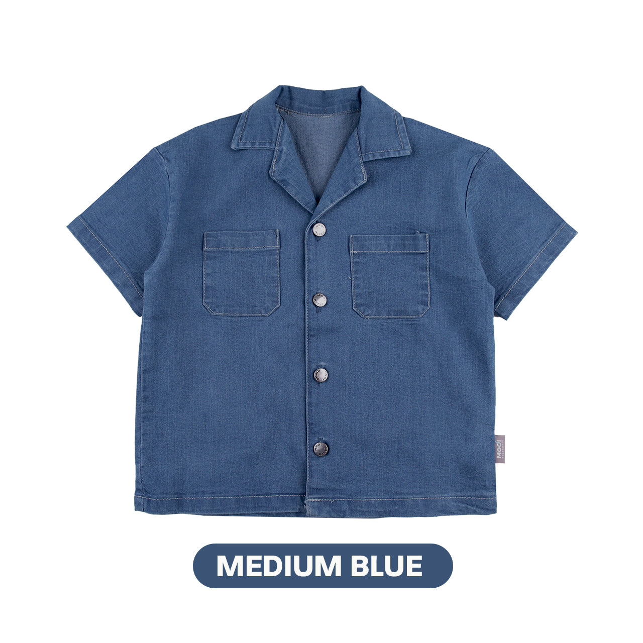 Mooi Kemeja Jeans Anak Laki-Laki Marlo Denim Shirt