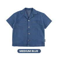 Mooi Kemeja Jeans Anak Laki-Laki Marlo Denim Shirt
