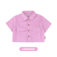 Mooi Kemeja Anak Perempuan Liora Striped Shirt