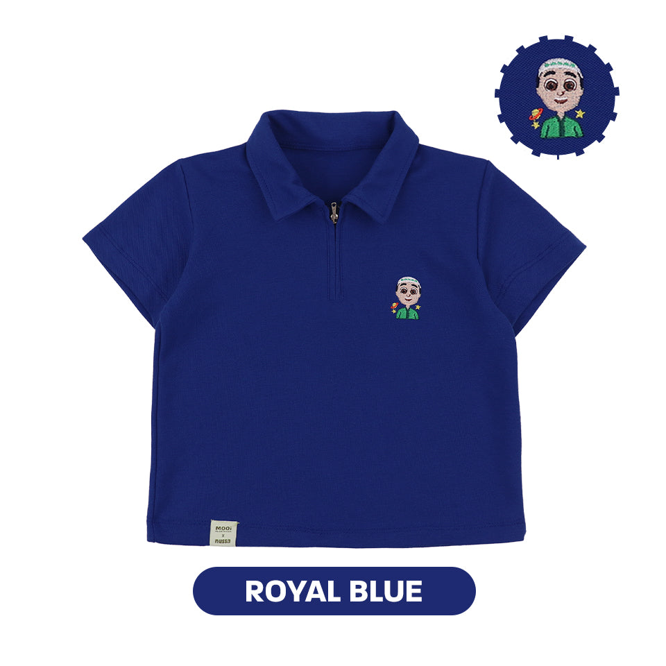 Mooi x Nussa Kemeja Anak Laki-Laki Nussa Polo Shirt