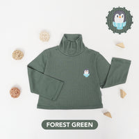 Mooi Atasan Anak Turtle Neck Top V1