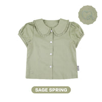 Mooi Atasan Anak Perempuan Charlotte Puff Shirt
