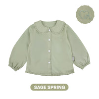 Mooi Atasan Anak Perempuan Abigail Long Sleeve Shirt