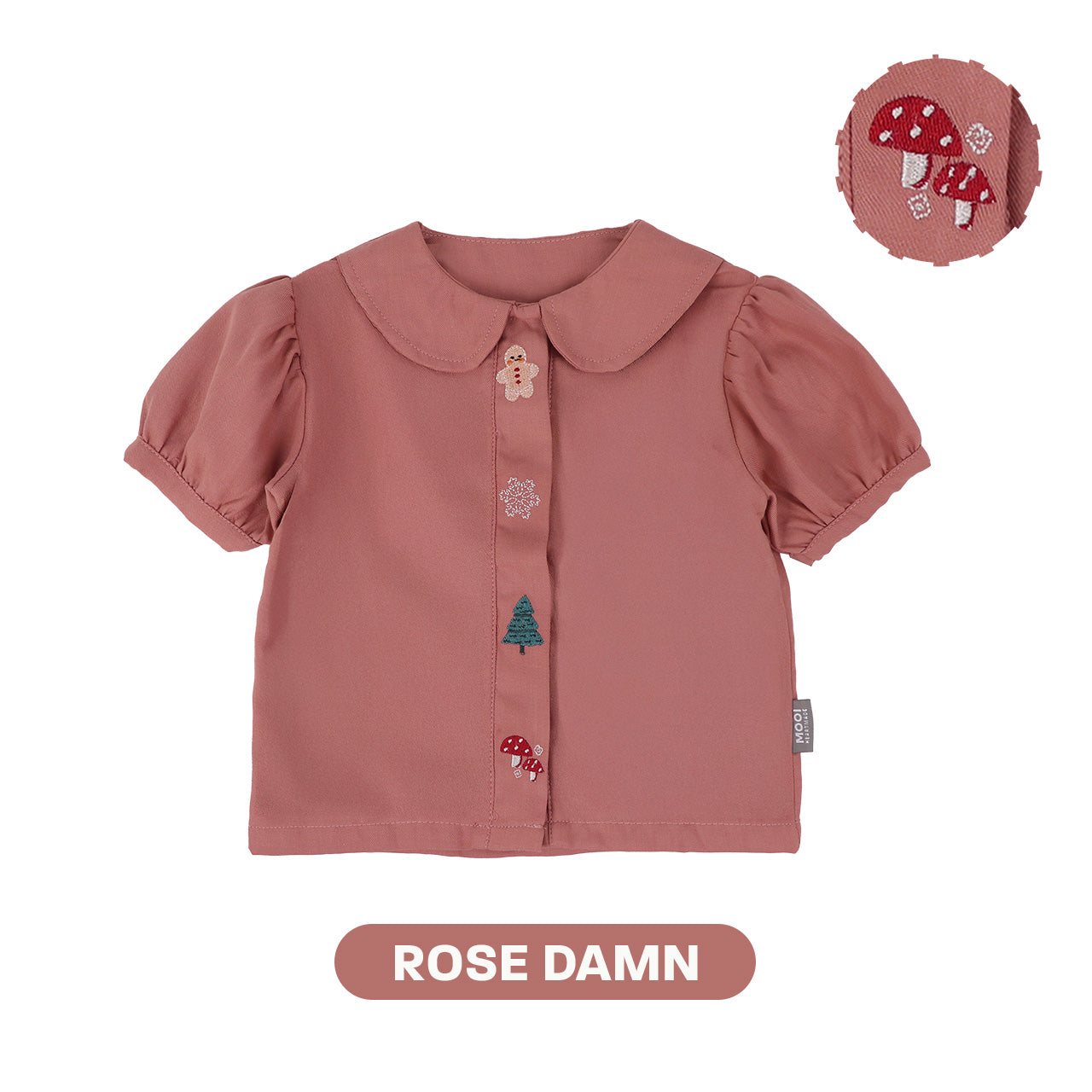 Mooi Atasan Anak Perempuan Christmas Collection Adeline Top