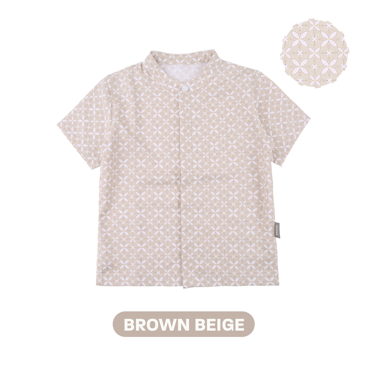 Mooi Atasan Batik Kemeja Anak Laki-Laki Zayyan Batik Shirt