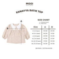 Mooi Atasan Batik Anak Perempuan Kanayya Batik Top