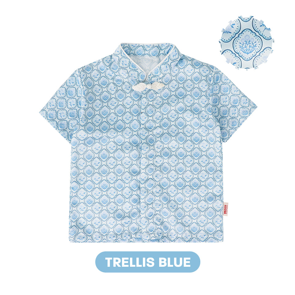 Mooi Kemeja Anak Laki-Laki Lunar Collection Zhen Cheongsam Shirt