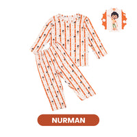 Mooi x Jumbo Setelan Anak Unisex Tencel Long Pajamas Kids