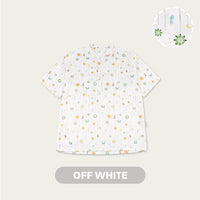 Mooi x Nussa Koko Print Adult Atasan Pria Kemeja Pria Raya Collection