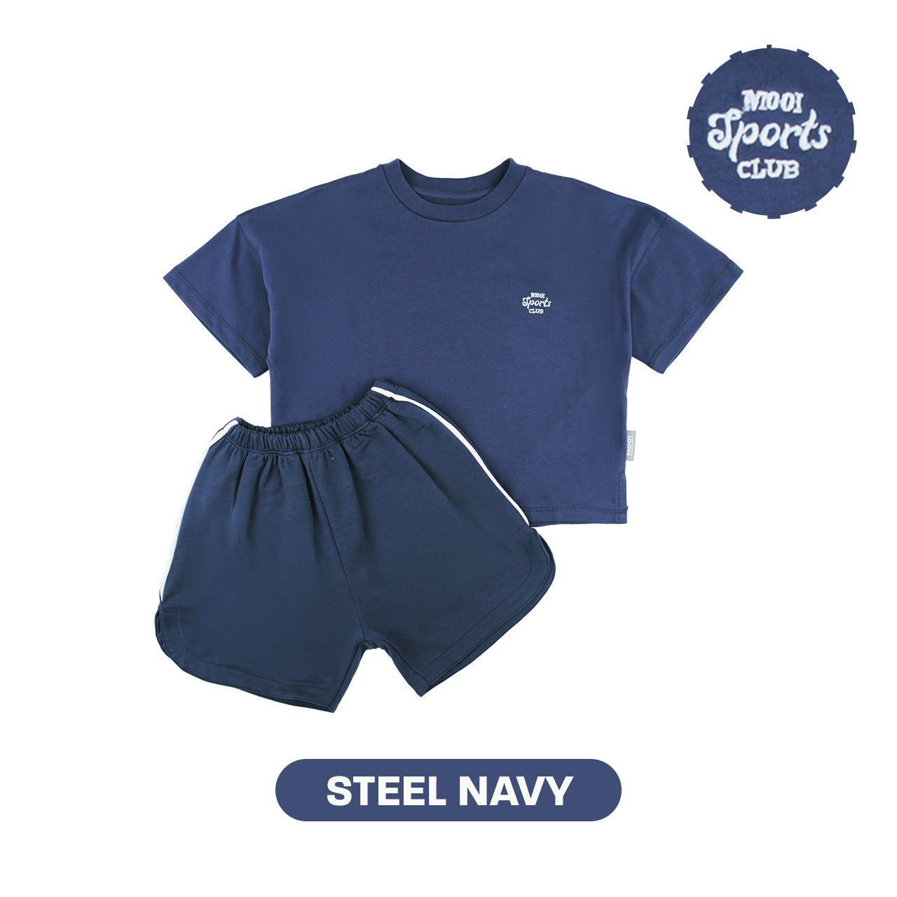 Mooi Setelan Anak Kaos Anak Courtside Basic Set