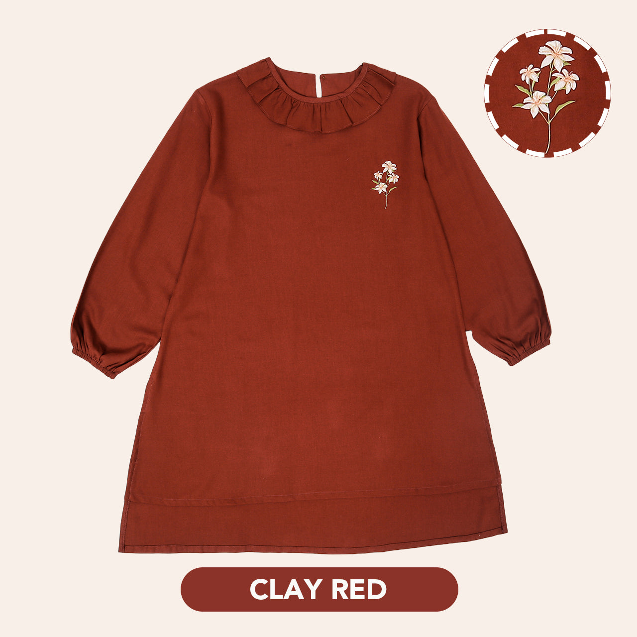 Mooi Tunik Wanita Atasan Wanita Raya Collection Zevva Tunik Adult