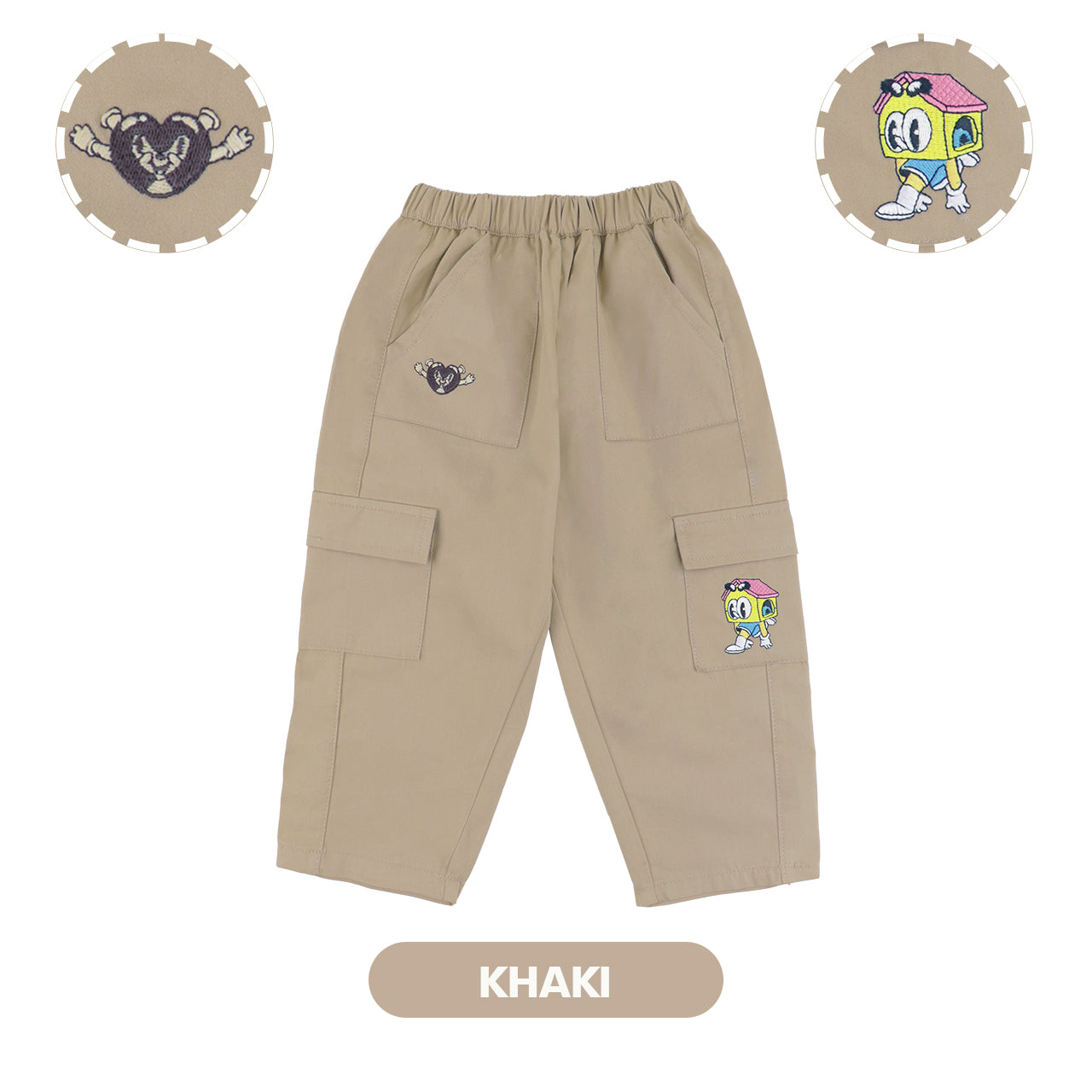 Mooi X Muklay Celana Panjang Cargo Anak Jeno Long Cargo Pants Kids
