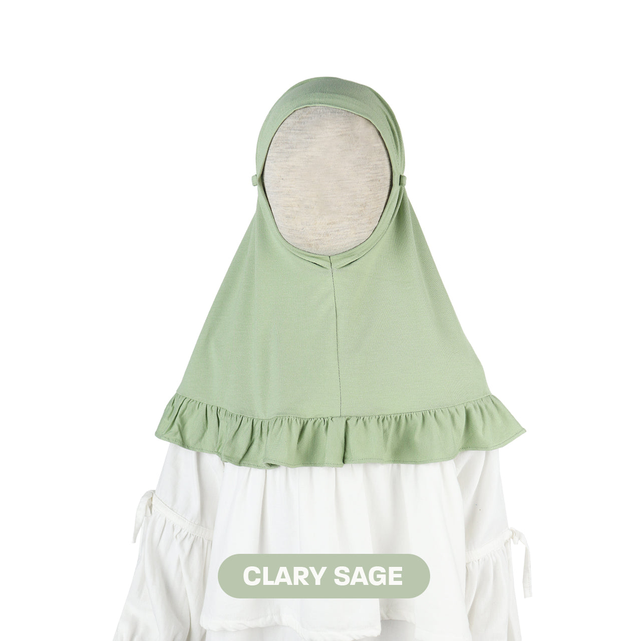 Mooi Hijab Ruffle Instant Anak Jilbab Anak Perempuan Nada Hijab