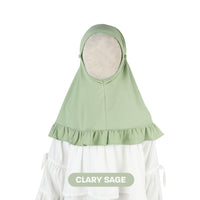 Mooi Hijab Ruffle Instant Anak Jilbab Anak Perempuan Nada Hijab