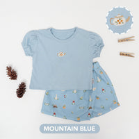 Mooi Setelan Anak Perempuan Alena Skort Set V1