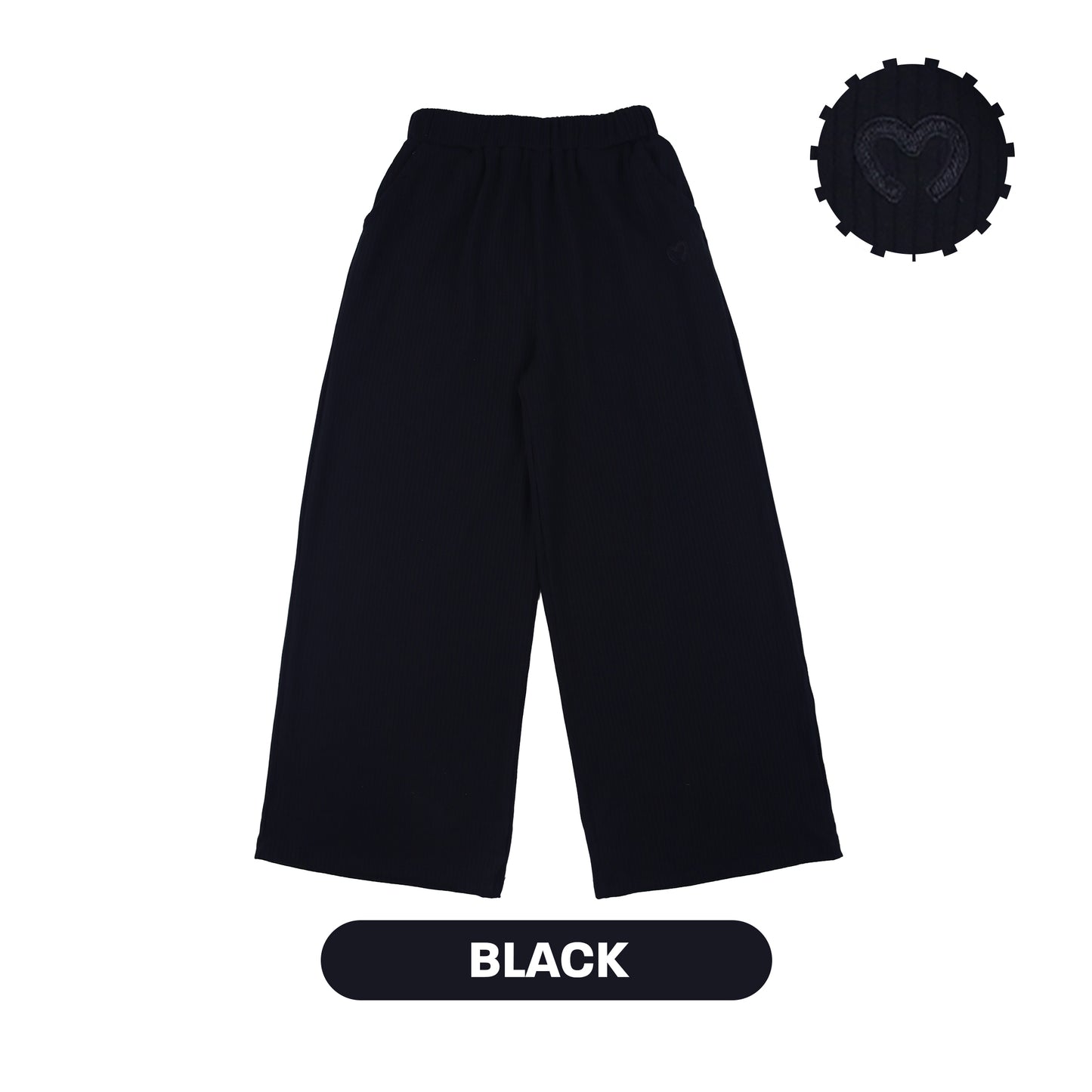Mooi Celana Panjang Anak Perempuan Comfy Rib Long Wide Pants