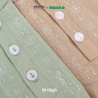 Mooi x Nussa Koko Basic Adult Atasan Pria Kemeja Pria Raya Collection