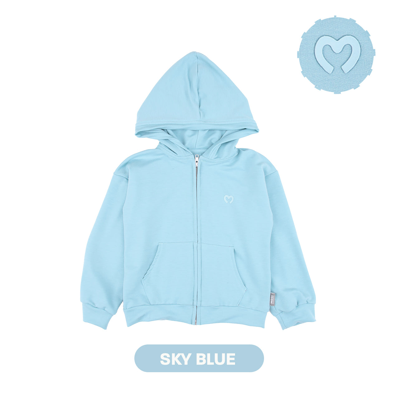 Mooi Atasan Hoodie Panjang Anak Comfy Jacket Hoodie