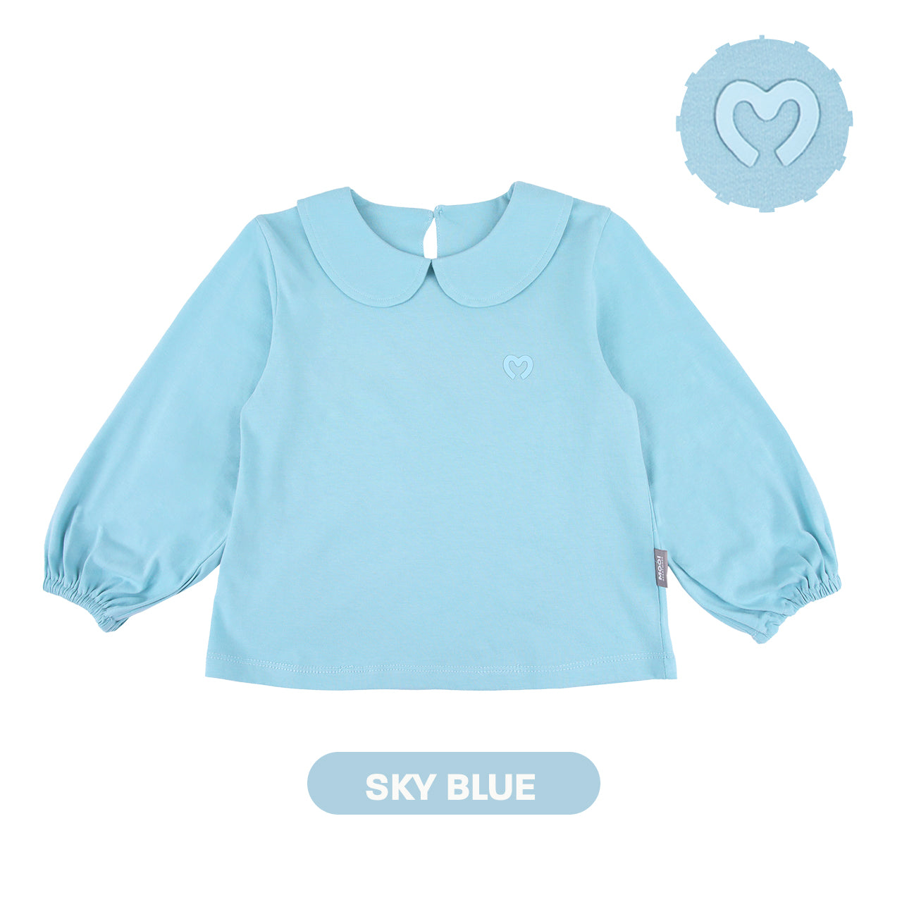 Mooi Atasan Anak Perempuan Comfy Girls Long Sleeve Collar