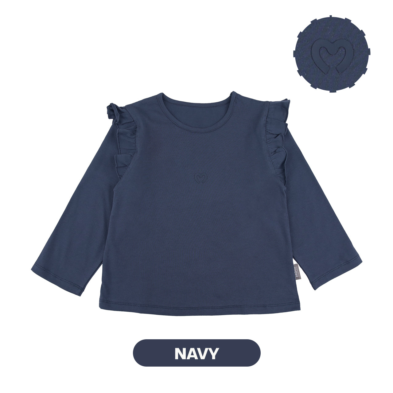 Mooi Atasan Anak Perempuan Comfy Girls Ruffle Long Sleeve