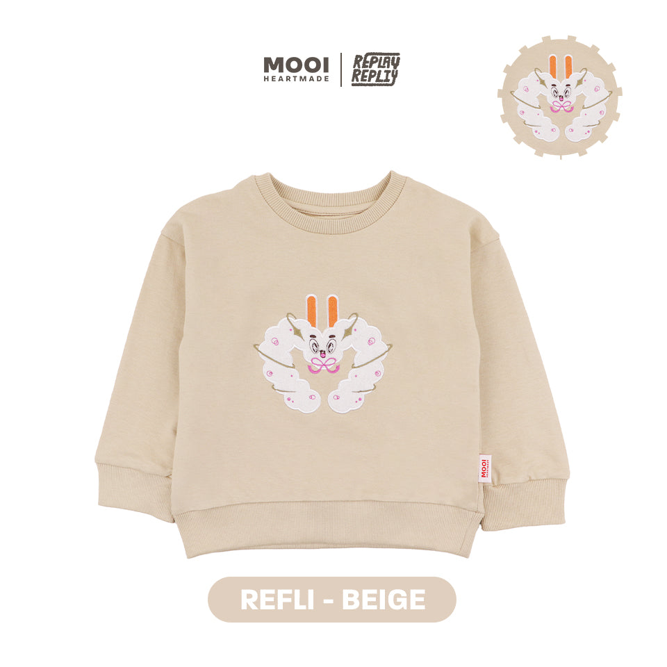 Mooi Artventure x Illustrator Sweater Bordir Basic Anak