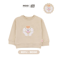 Mooi Artventure x Illustrator Sweater Bordir Basic Anak
