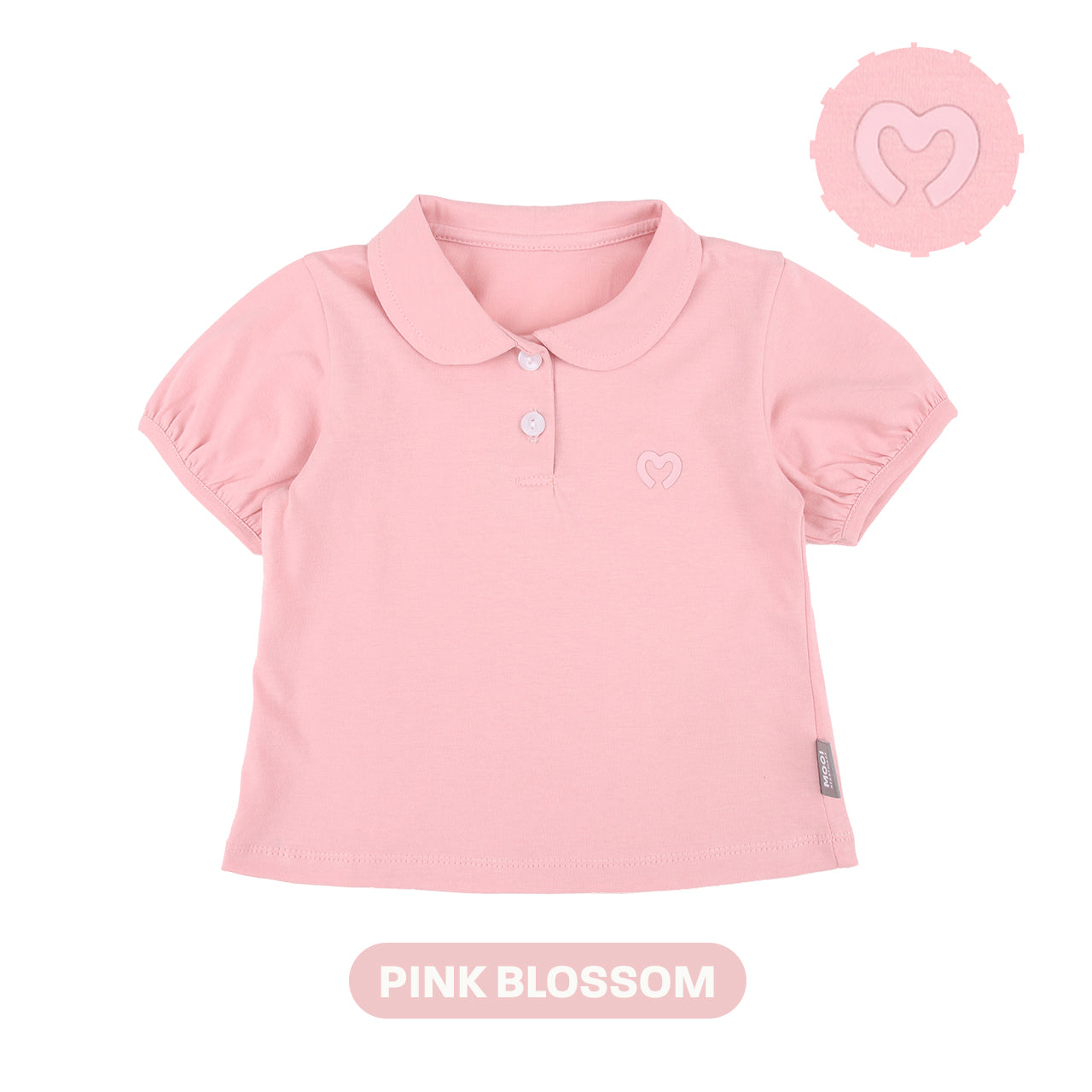 Mooi Atasan Anak Perempuan Comfy Girls Cotton Polo Top