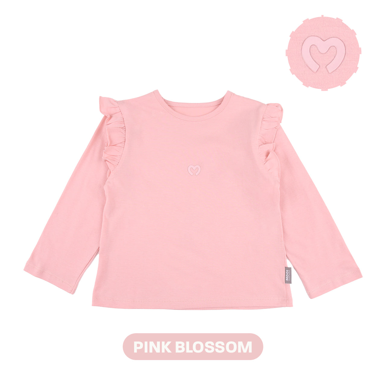 Mooi Atasan Anak Perempuan Comfy Girls Ruffle Long Sleeve