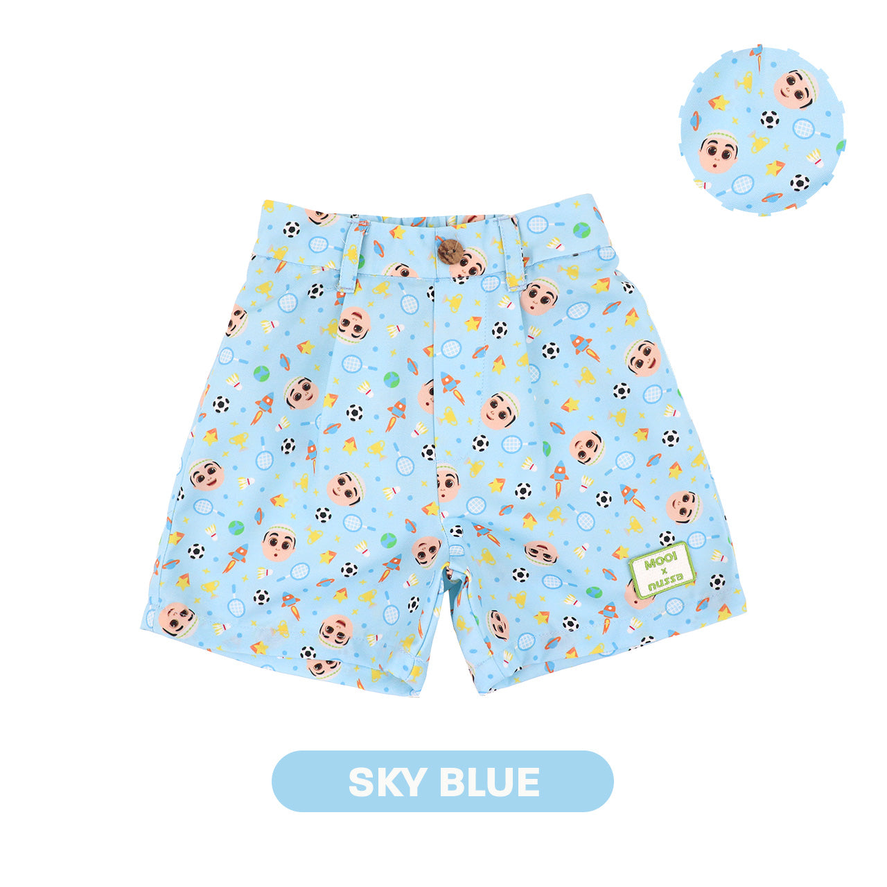 Mooi x Nussa Celana Pendek Anak Nussa Pants