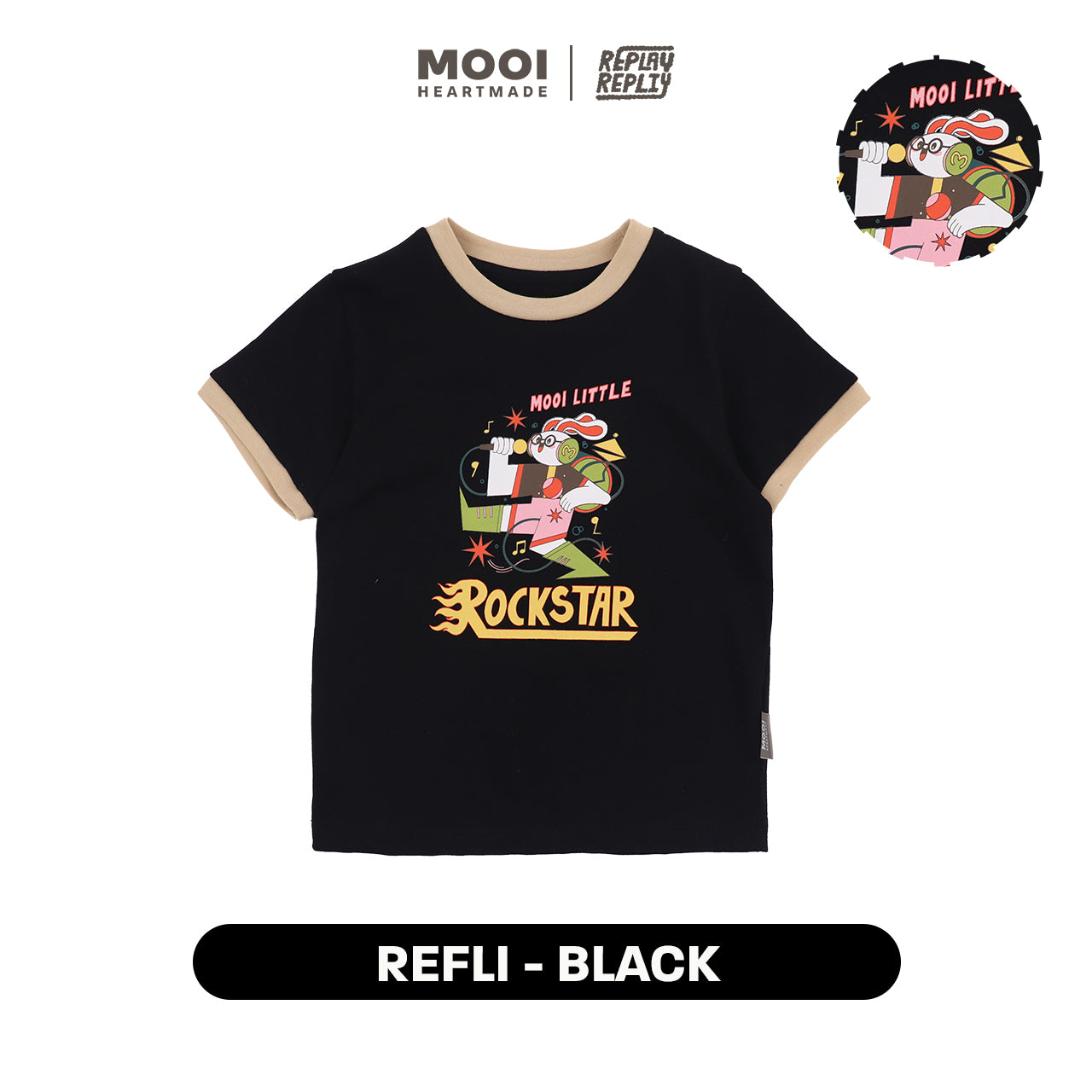 Mooi Artventure x Illustrator Vintage Tshirt Tee Kaos Anak