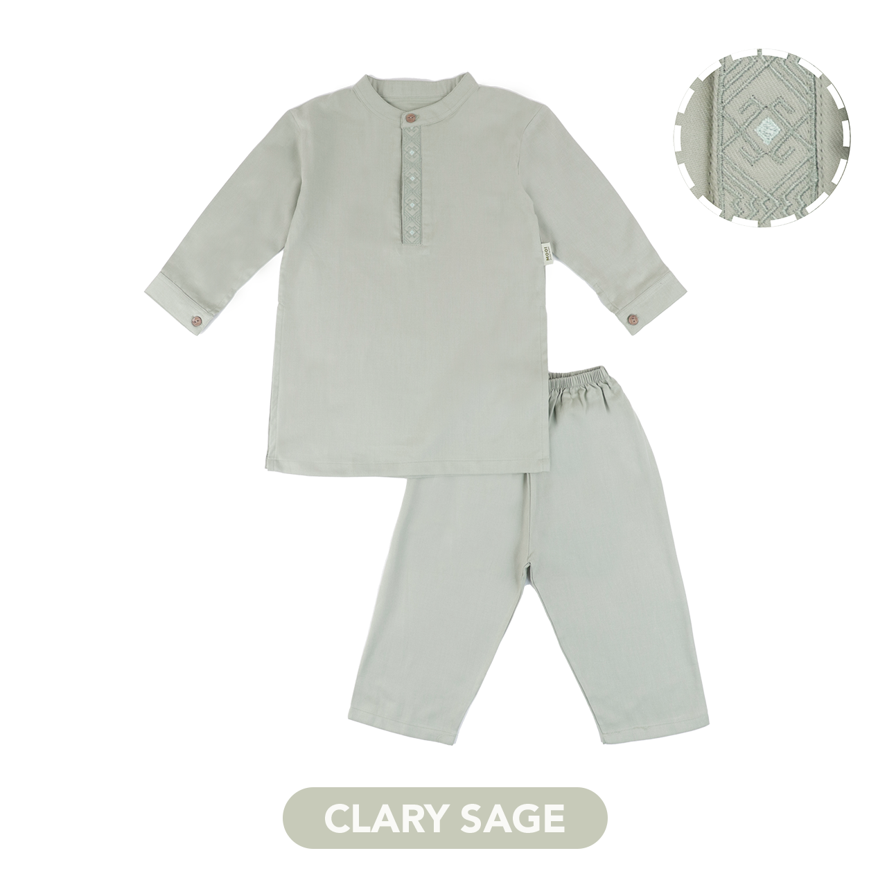 Mooi Rais Koko Set Setelan Koko Anak Raya Collection