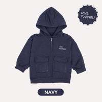 Mooi Atasan Hoodie Panjang Anak Mikey Hoodie