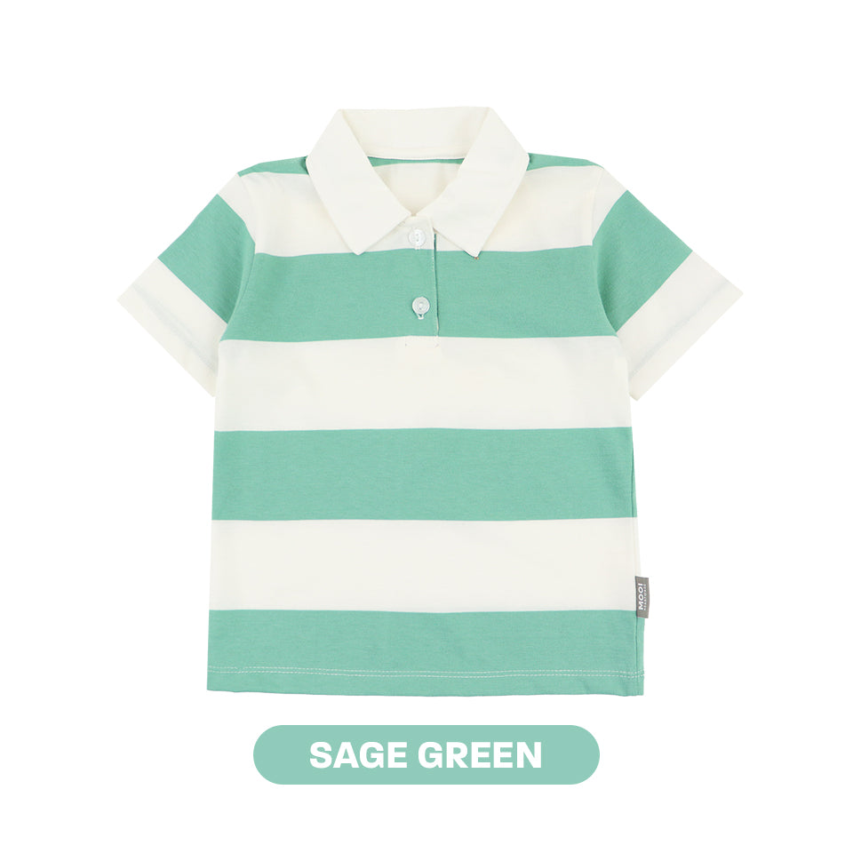 Mooi Kemeja Anak Laki-Laki Yuko Striped Polo