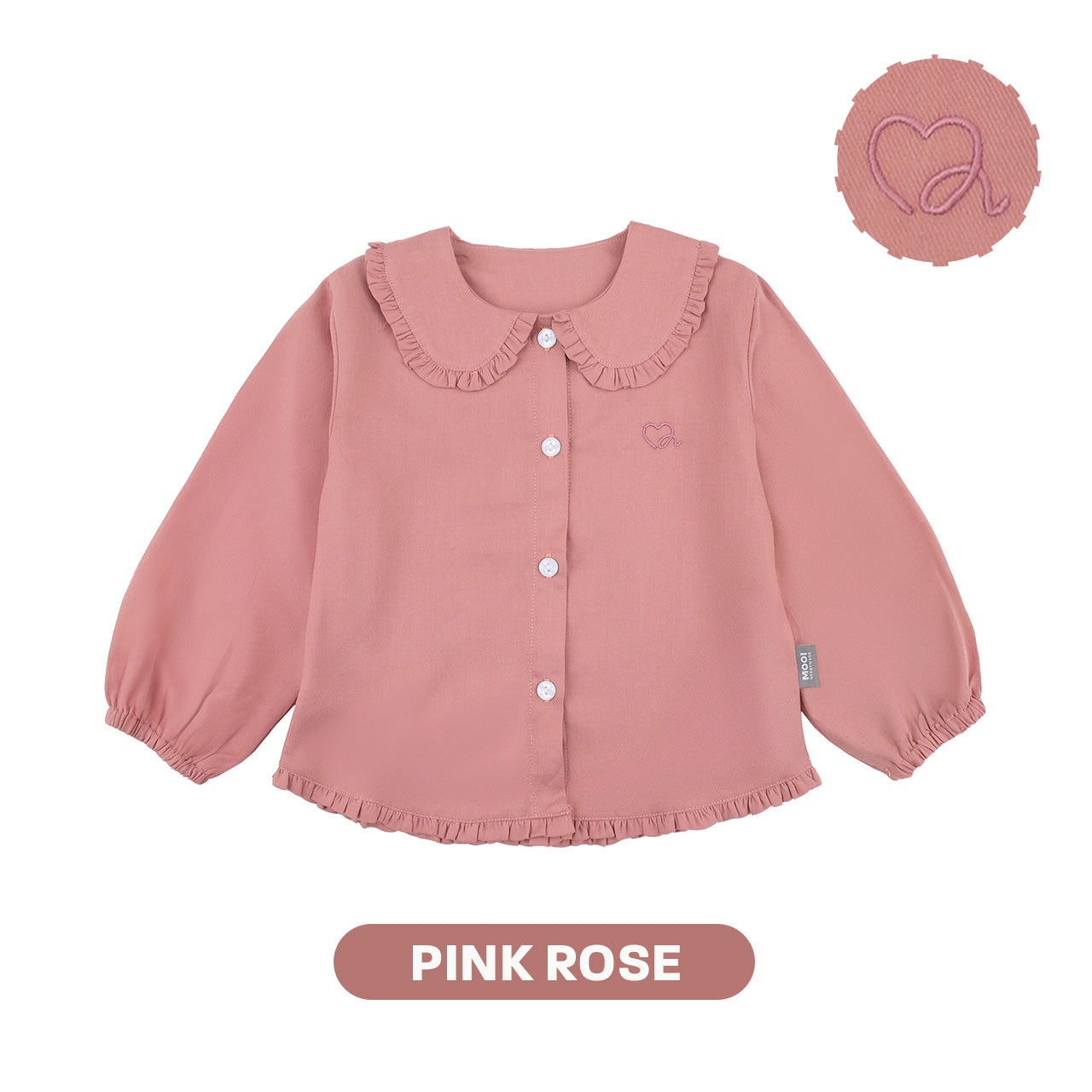 Mooi Atasan Anak Perempuan Abigail Long Sleeve Shirt