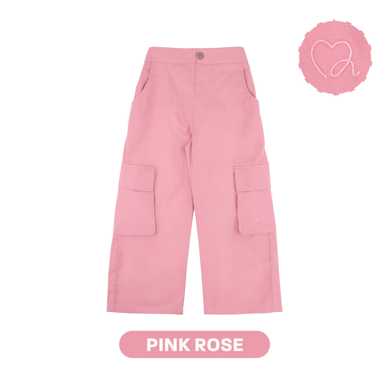 Mooi Celana Panjang Cargo Anak Perempuan Classic Girl Cargo Pants
