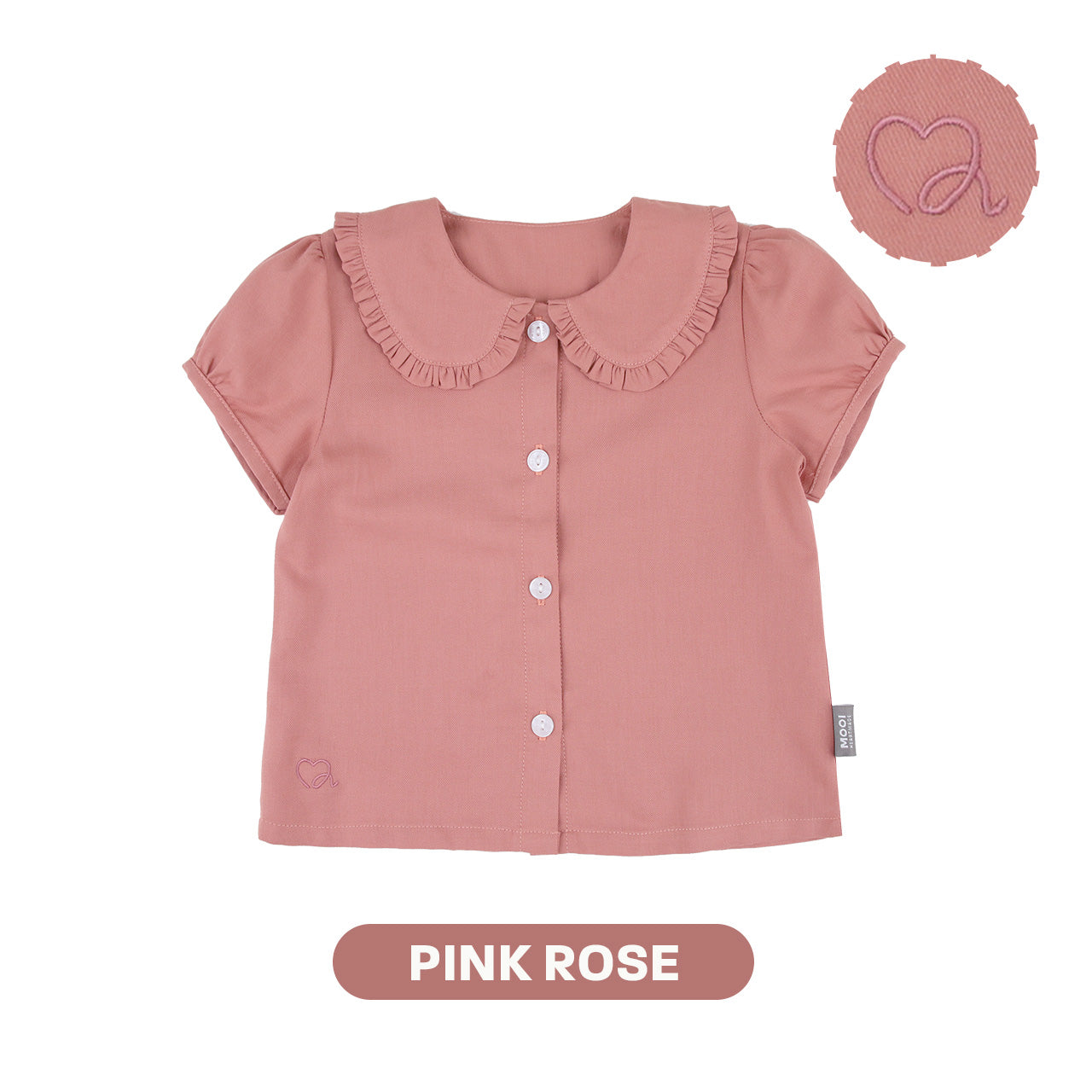 Mooi Atasan Anak Perempuan Charlotte Puff Shirt