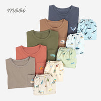 Mooi Setelan Anak Kaos Anak Tshirt Pocket Tee Set